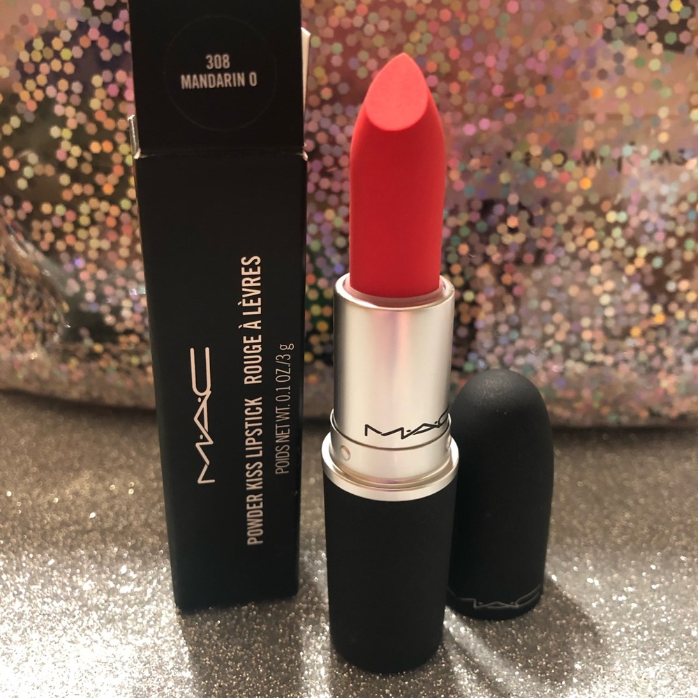 BNIB! MAC Powder Kiss Lipstick in Mandarin O 308